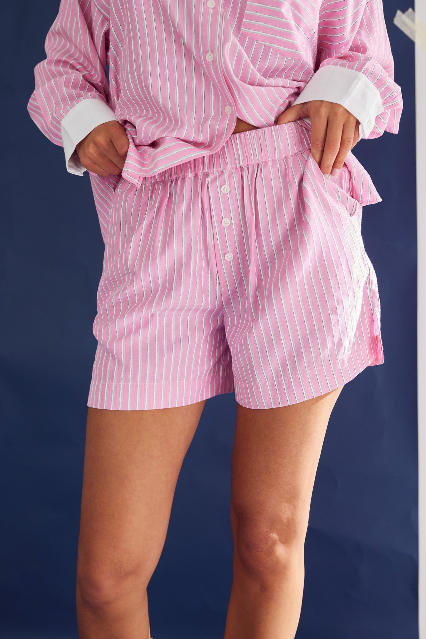 Noella Lea Shorts Carsyn Pink Stripe