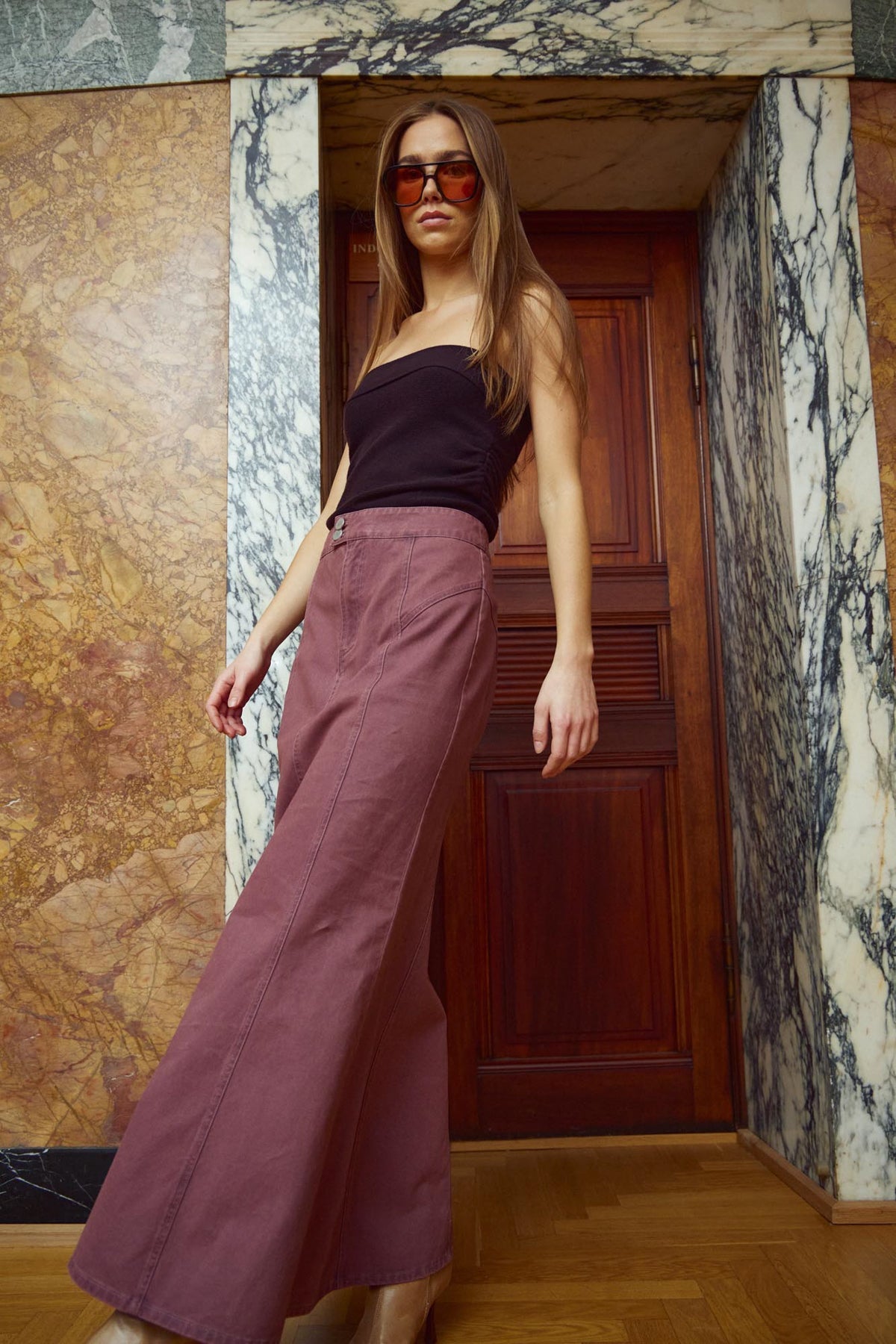 Noella Legacy Skirt Crushed Berry