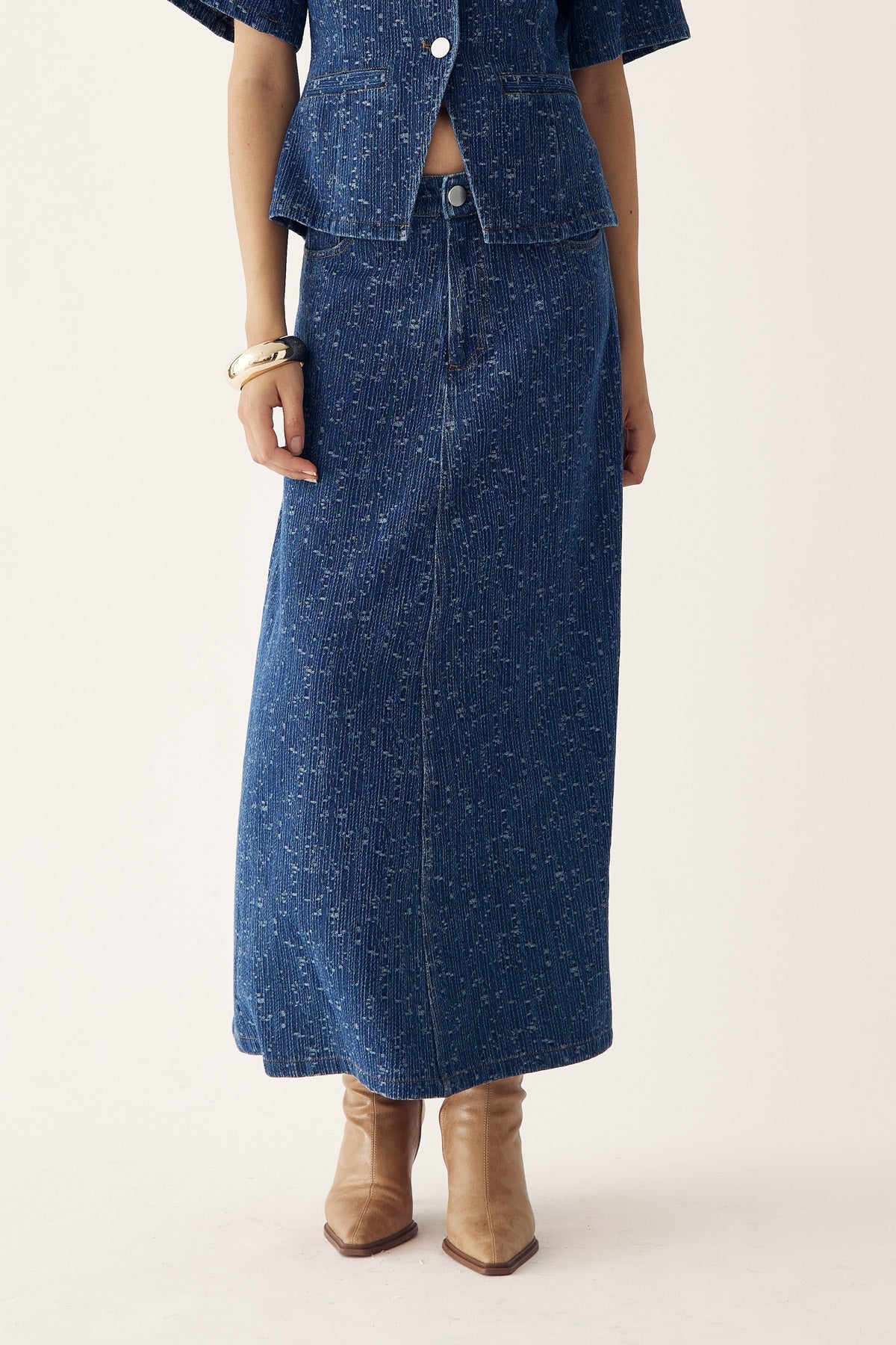Noella Lyndall Skirt Blue Wash