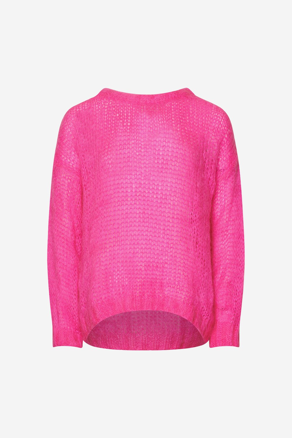 Noella Delta Knit Sweater Bright Pink