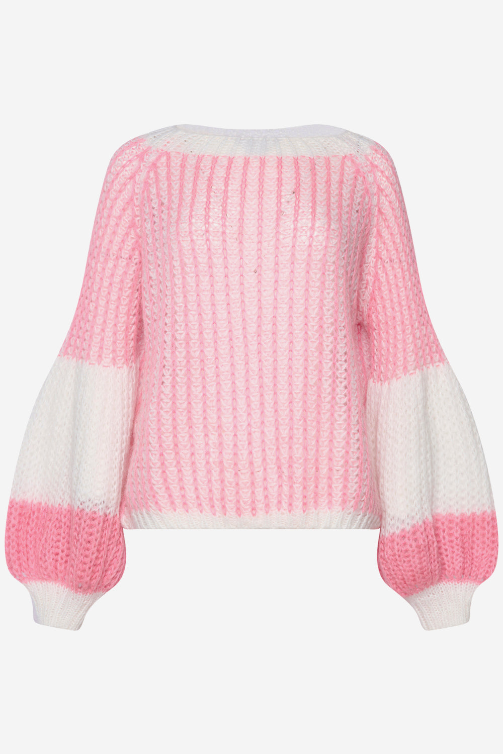 Noella Liana Knit Sweater White/Rose