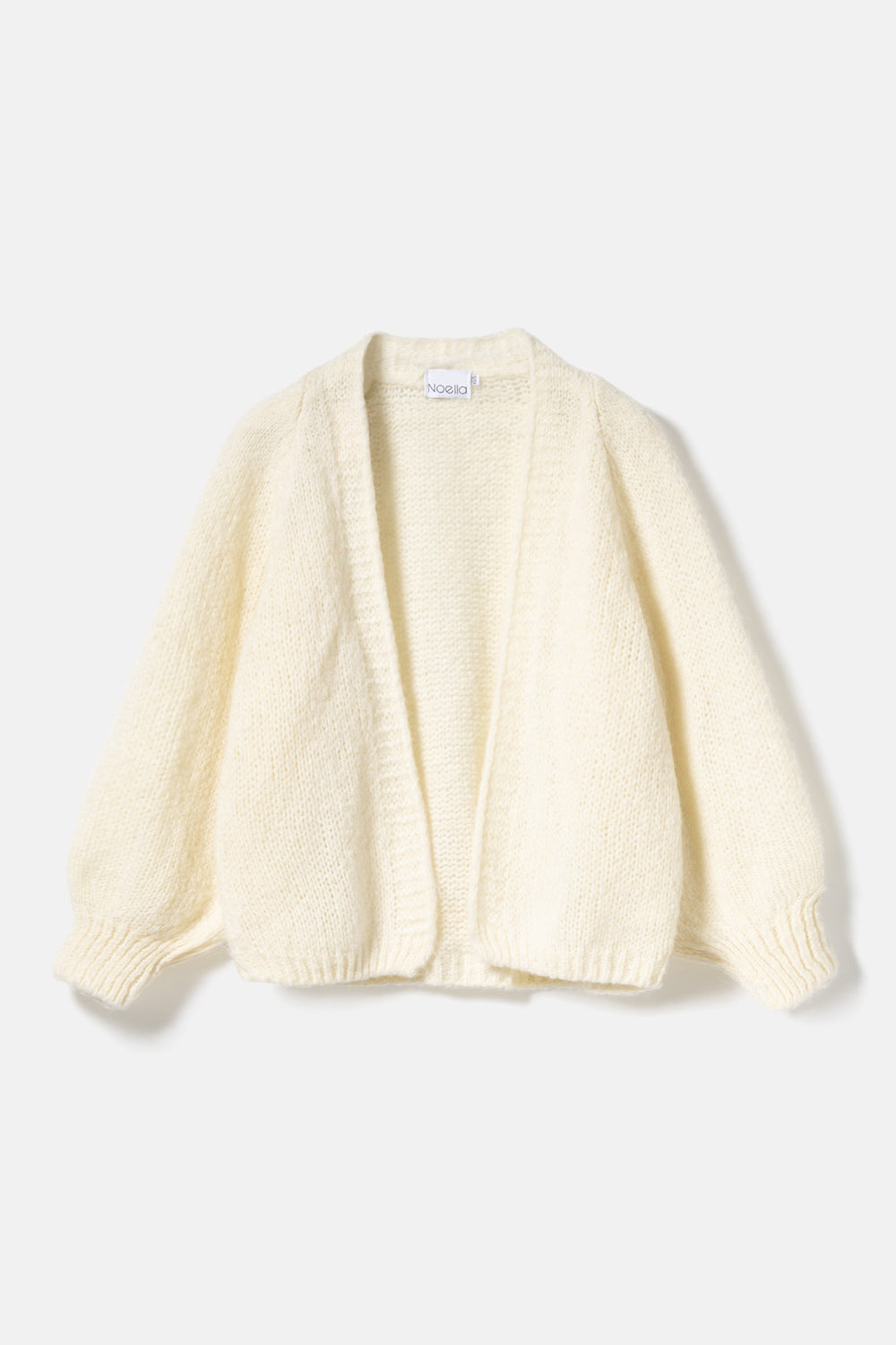 Noella Fora Knit Cardigan White