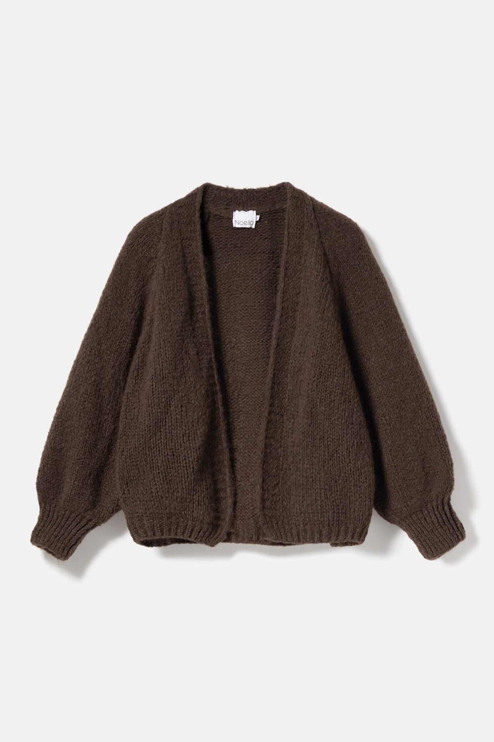 Noella Fora Knit Cardigan Dark Brown