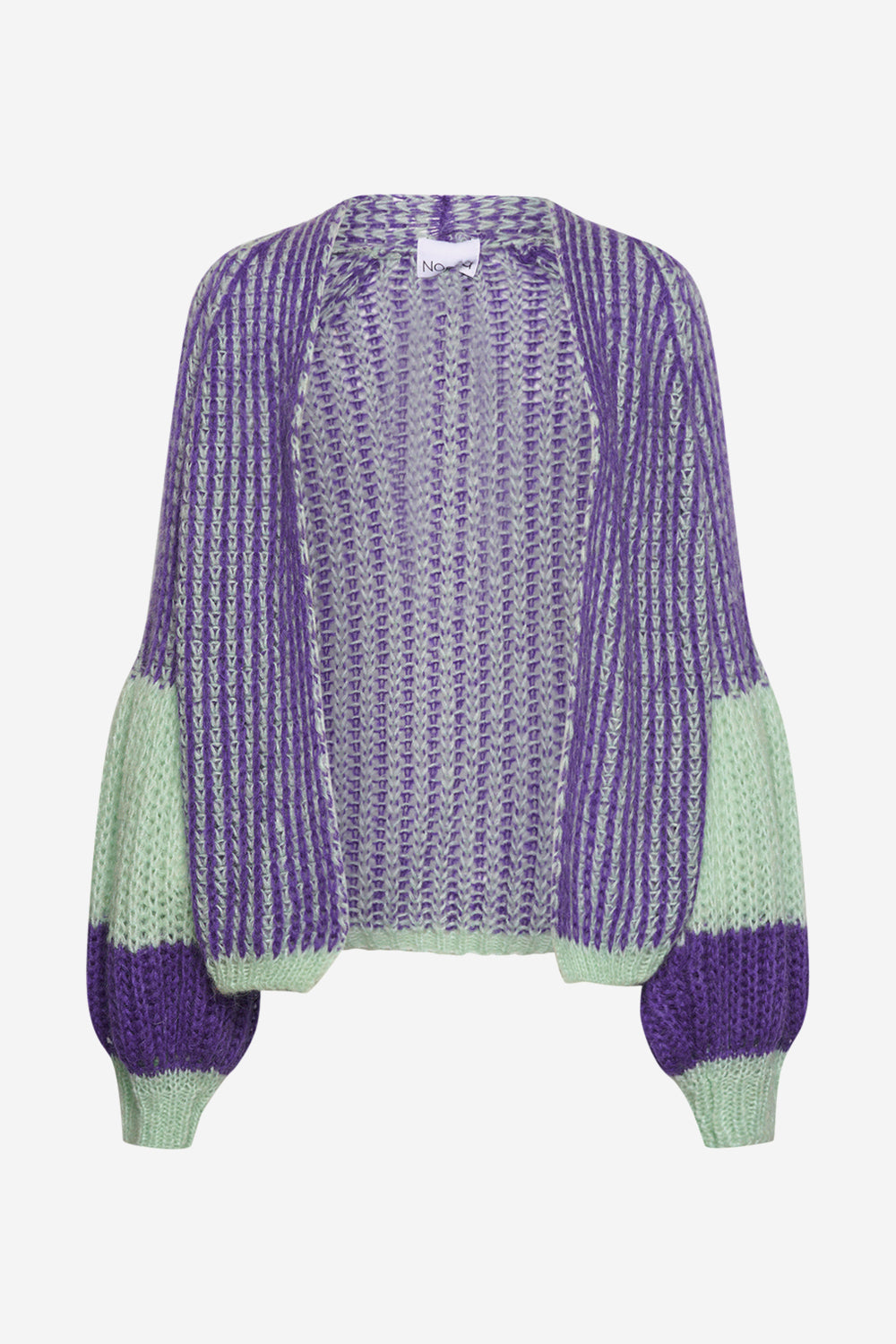 Noella Liana Knit Cardigan Lilac/Sage