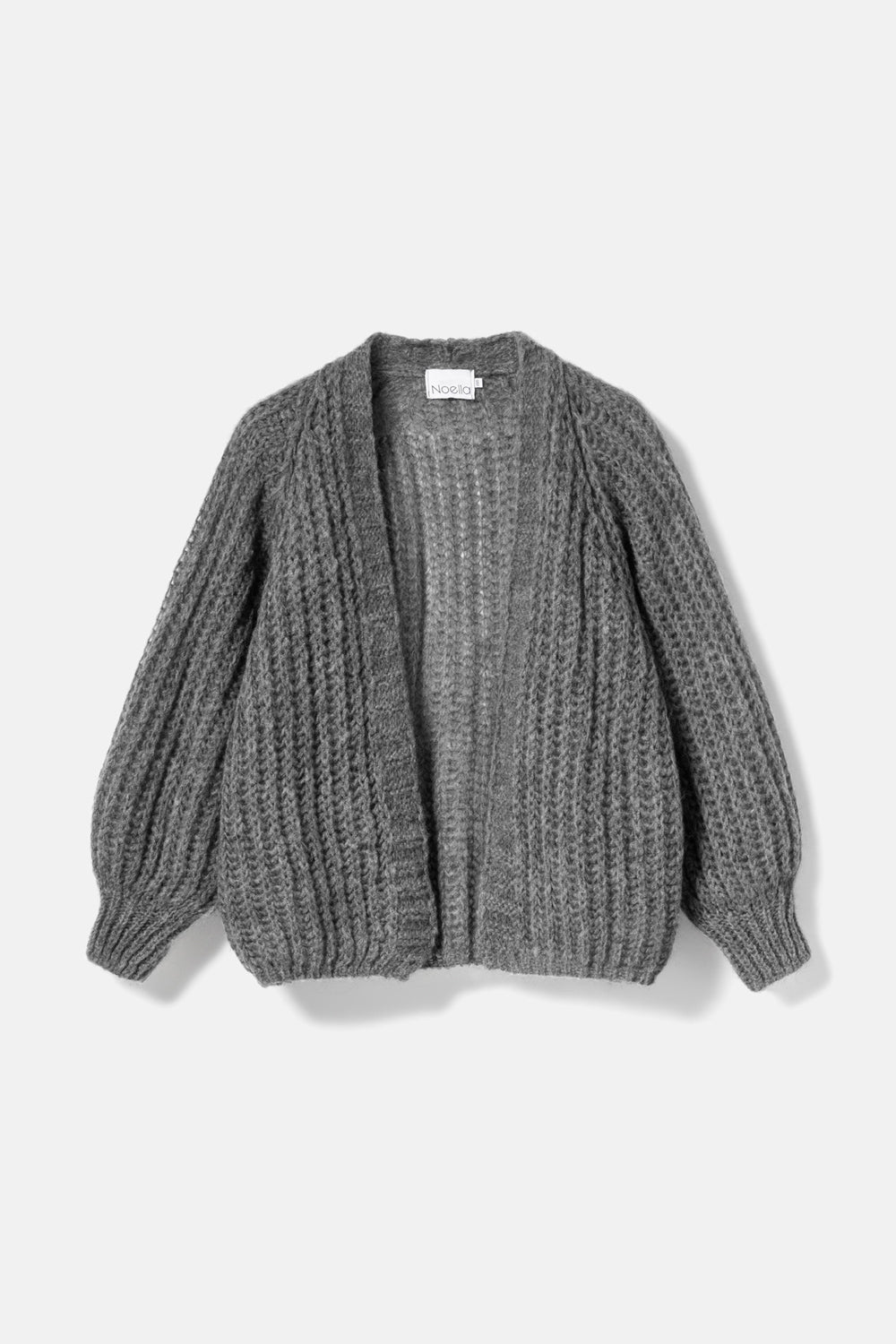 Noella Joseph Knit Cardigan Dark Grey Melange