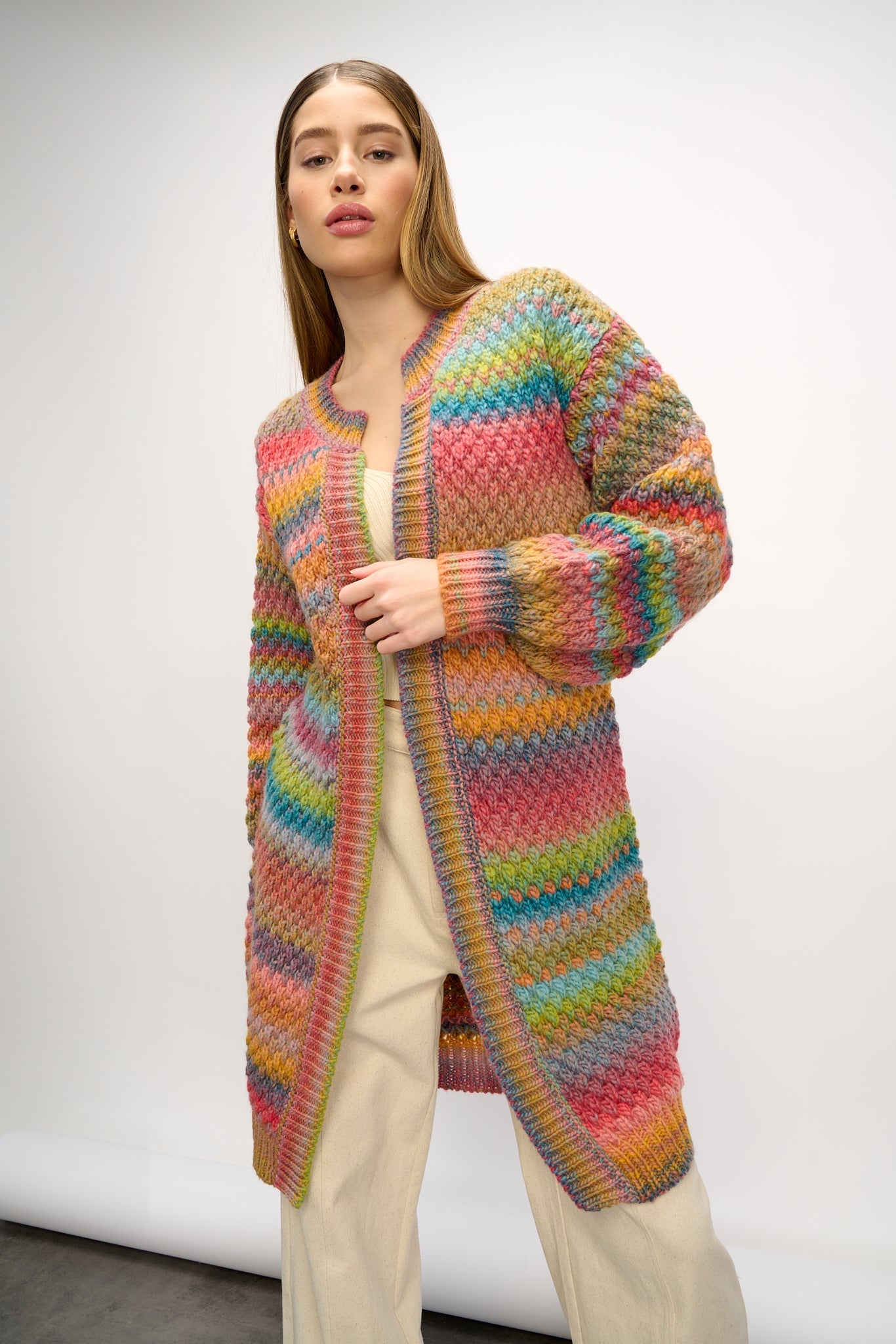 Noella Gio Knit Cardigan Candy Mix