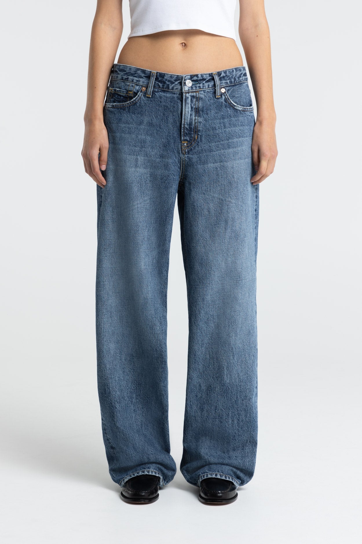 Kings Of Indigo Damen vegan Jeans Joan Ceky Blau