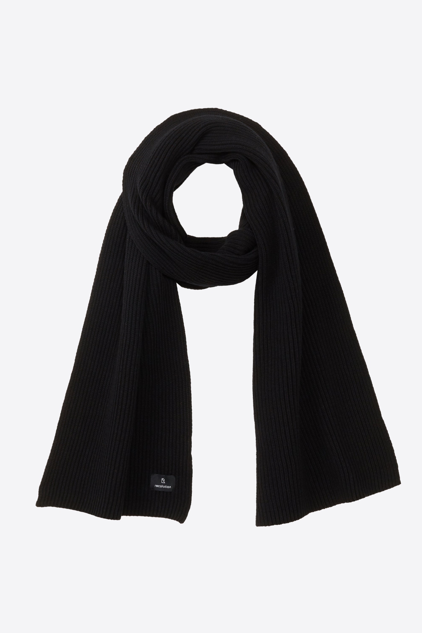 Recolution Herren vegan Halstuch Heloconia Schwarz