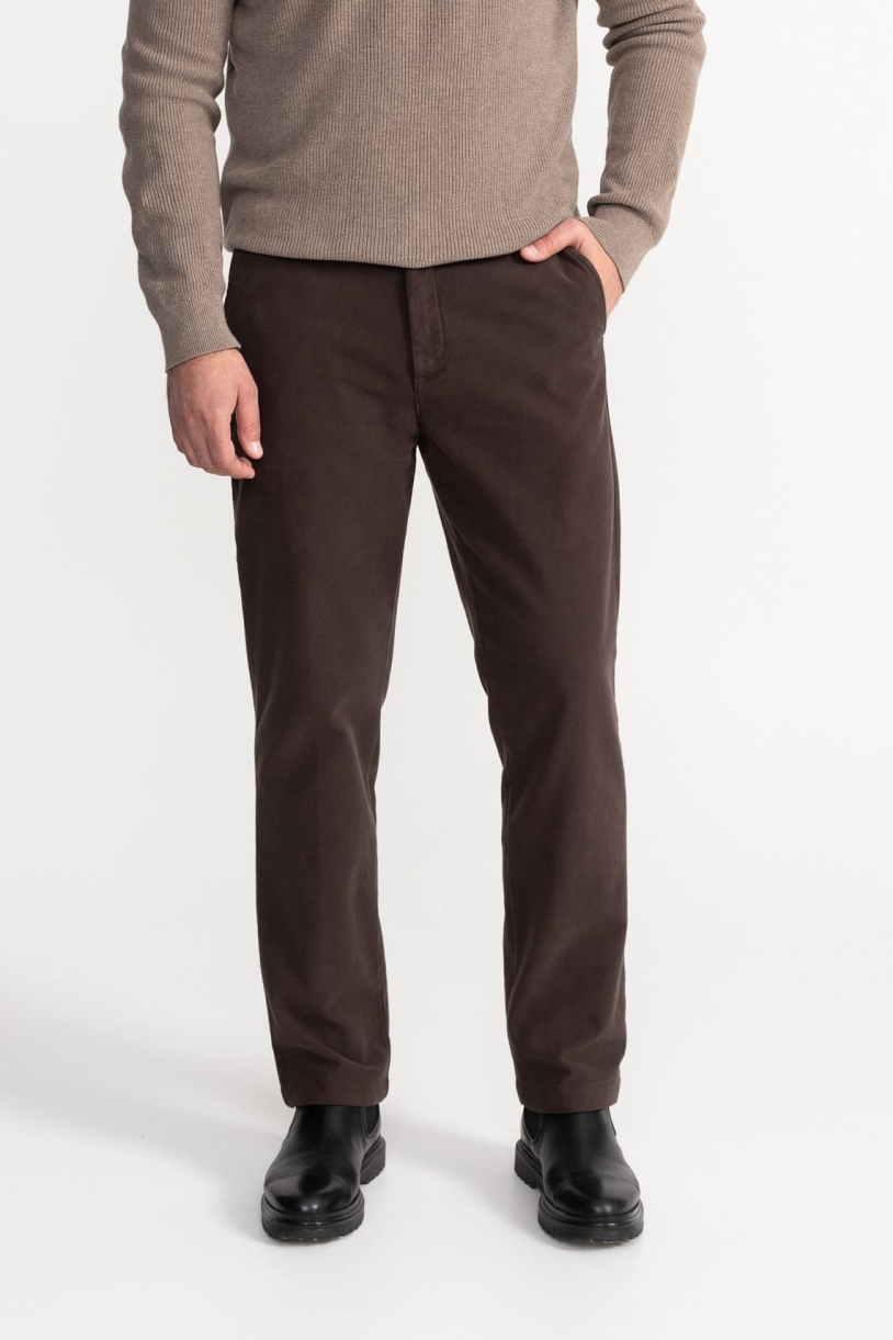 De IONESCU Herren vegan Hose Azuga Braun