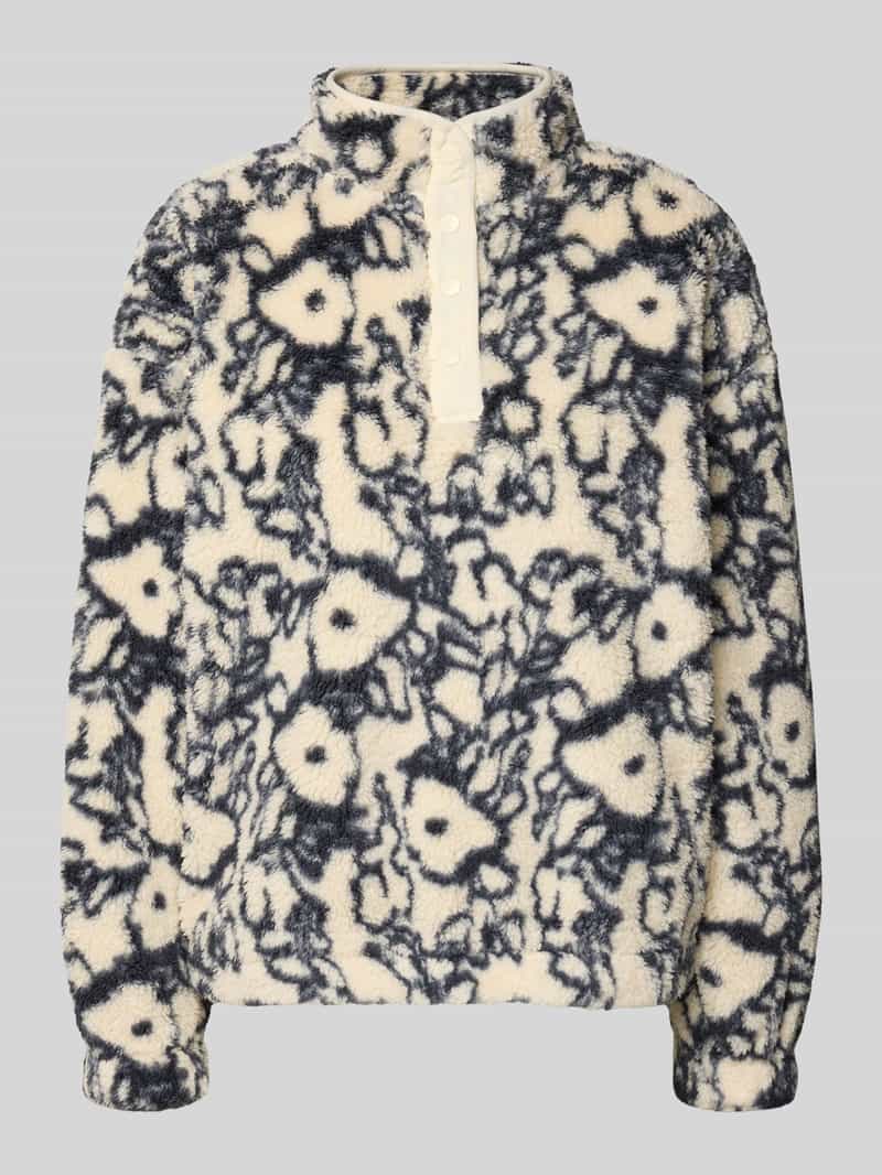 Jake*s Casual Sherpa jacket met opstaande kraag