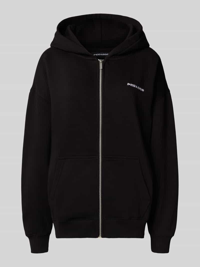 Pegador Oversized sweatjack met logostitching, model 'Clarita'