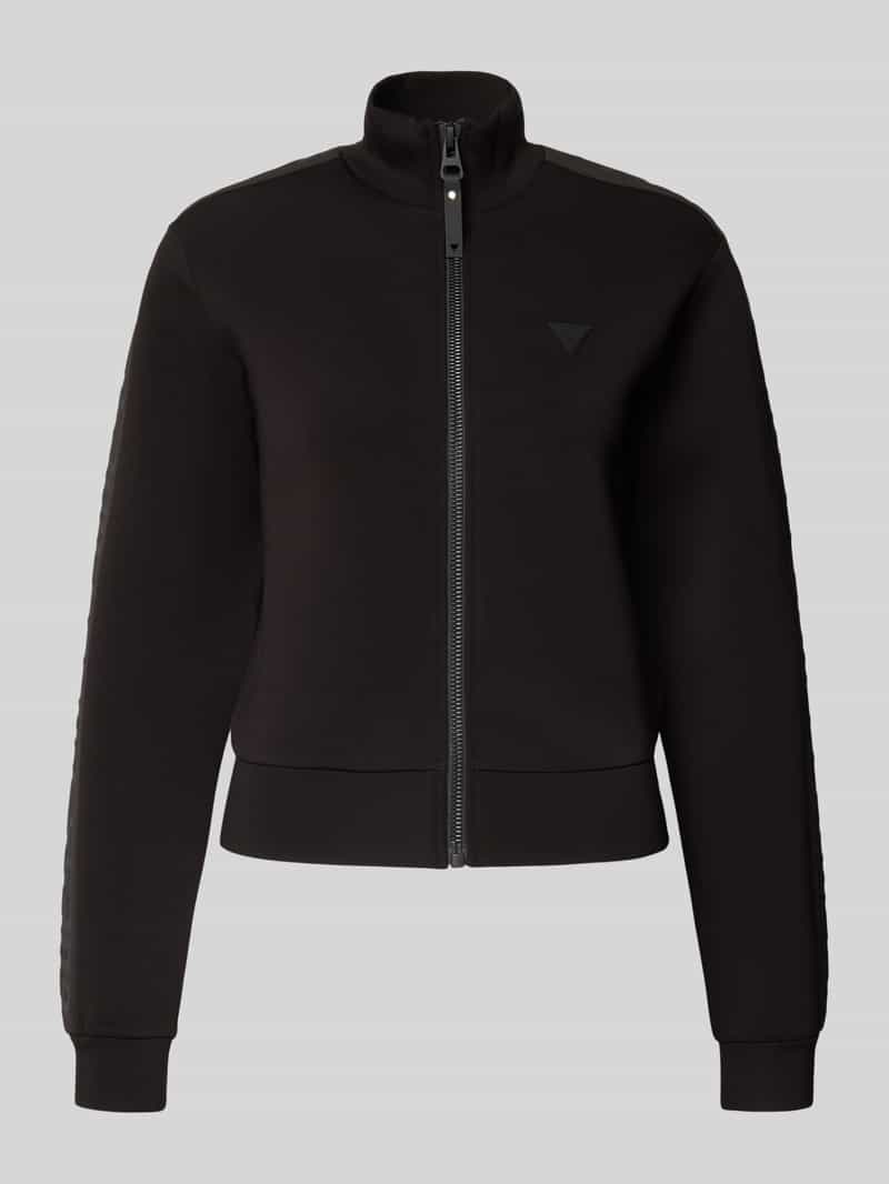 Guess Activewear Sweatjack met labelapplicatie, model 'NEW ALLIE'