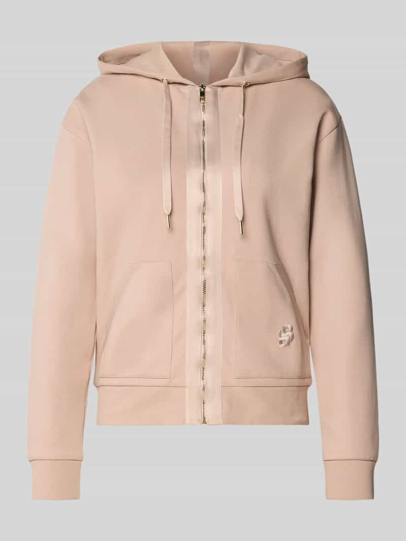 Boss Regular fit sweatjack van katoenmix, model 'SHINY B'