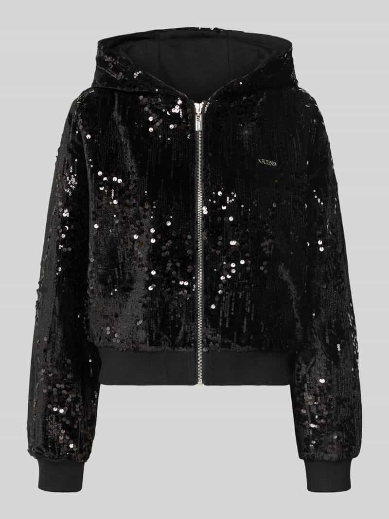 Guess Activewear Sweatjack met pailletten