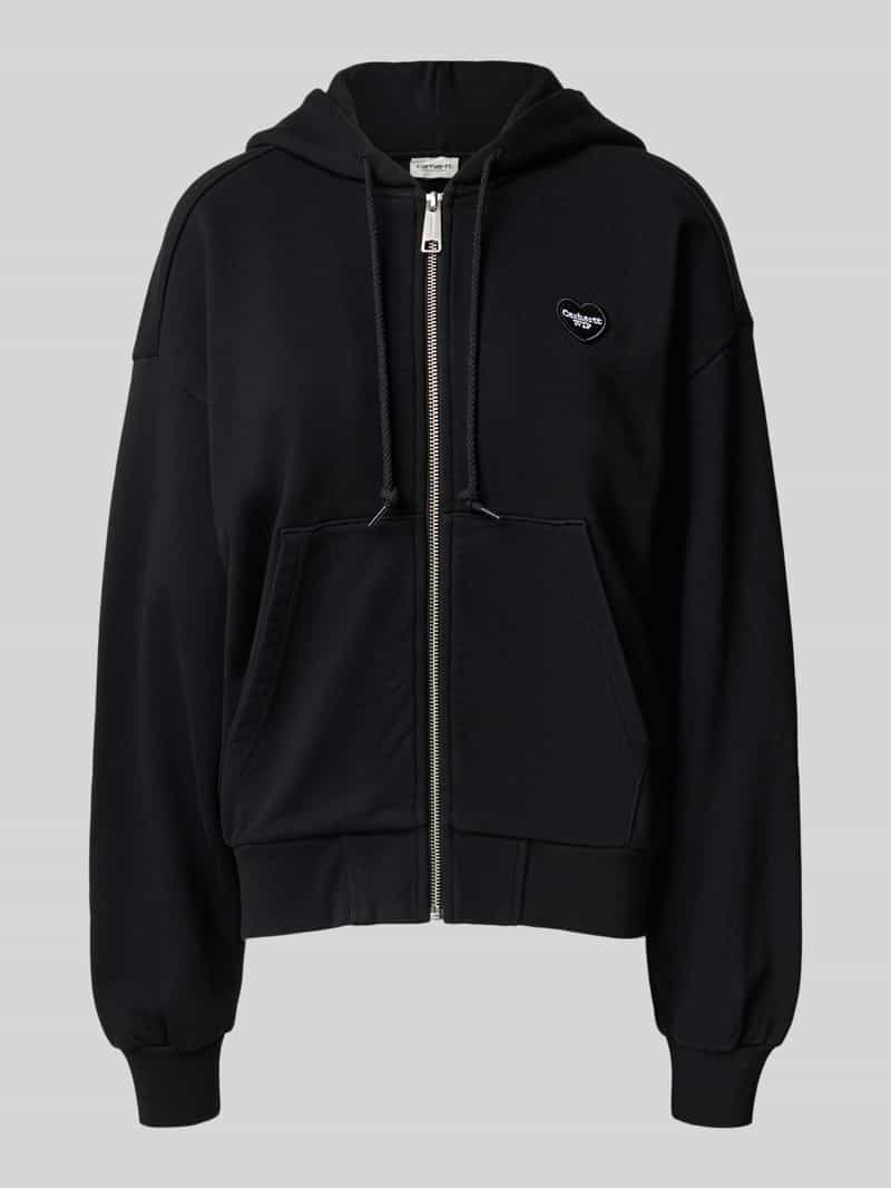 Carhartt Work In Progress Sweatjack met labelstitching