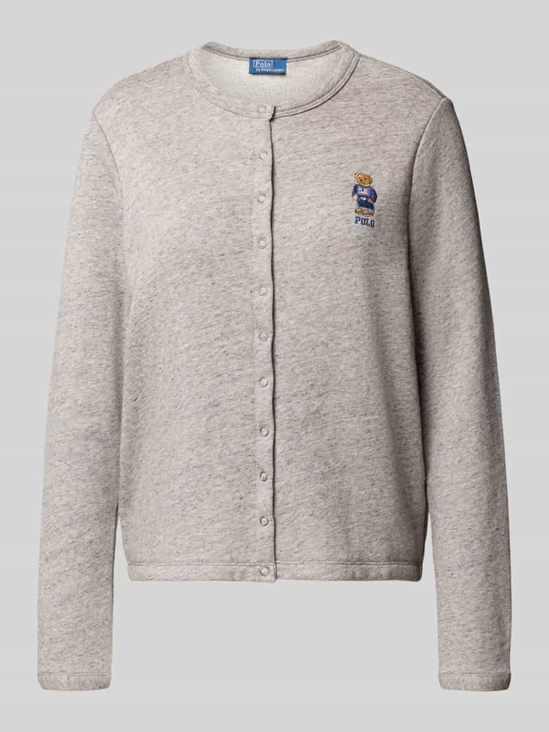 Polo Ralph Lauren Regular fit jack in gebreide look met logostitching