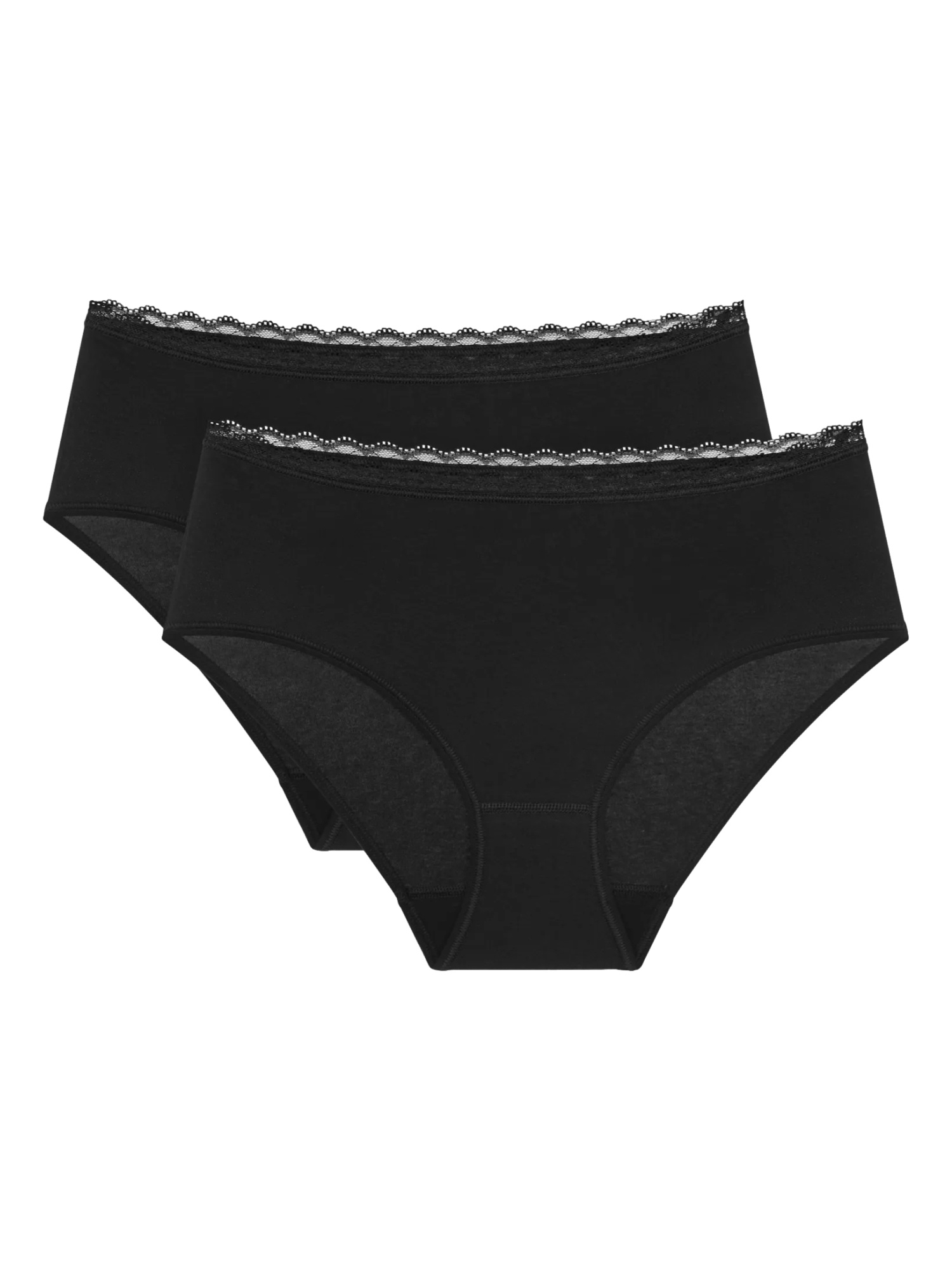 Triumph Tai slip Feel of Modal zijdezacht, kanten band (Set van 2)
