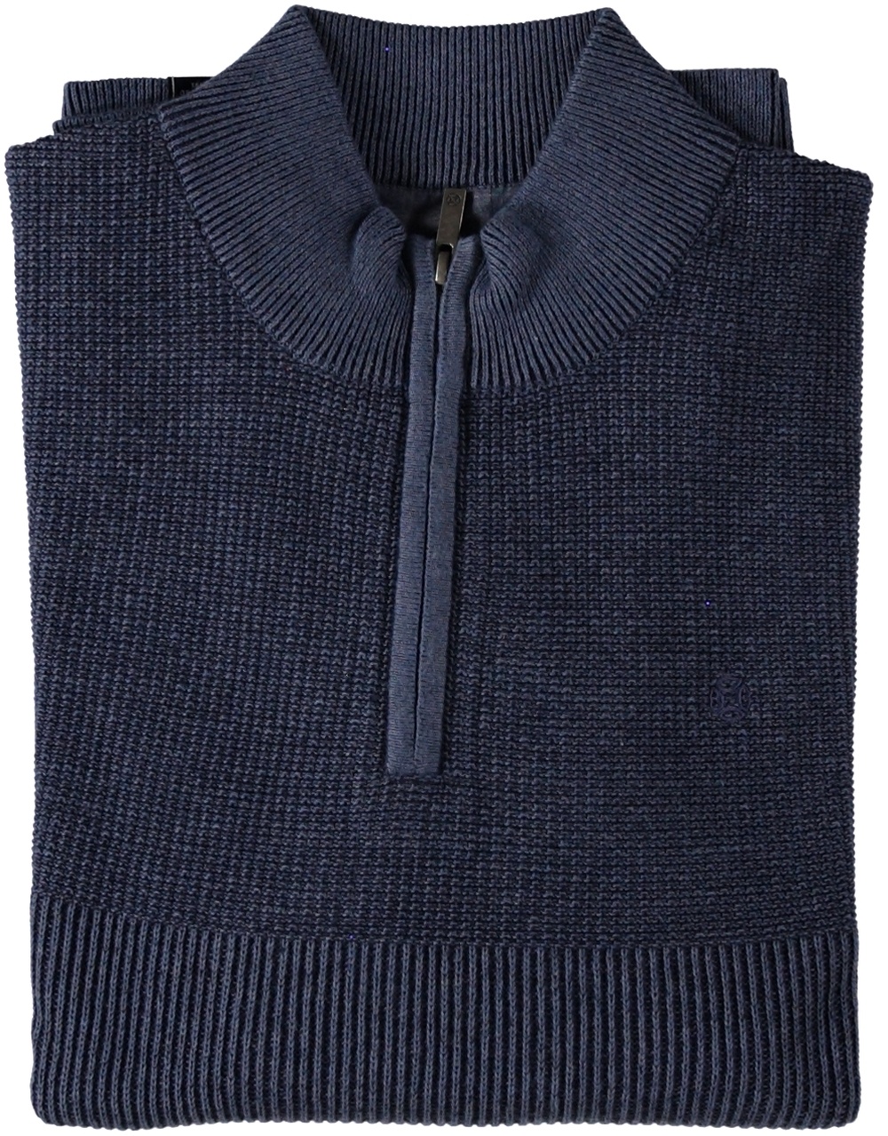 Fellows United Pullover Half Zip Tuck Plated Mid Blue 
