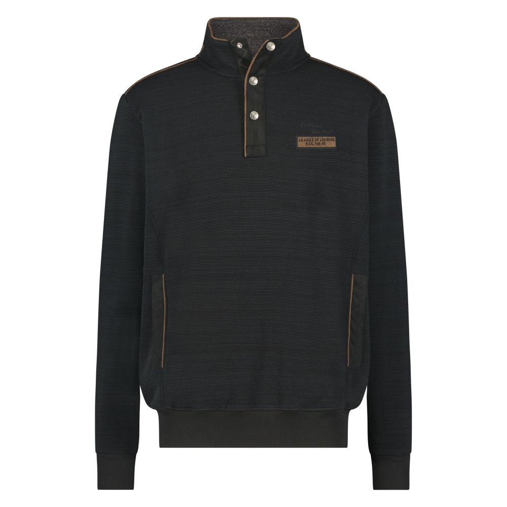Fellows United Pullover Buttons Waffle Rib Antra 