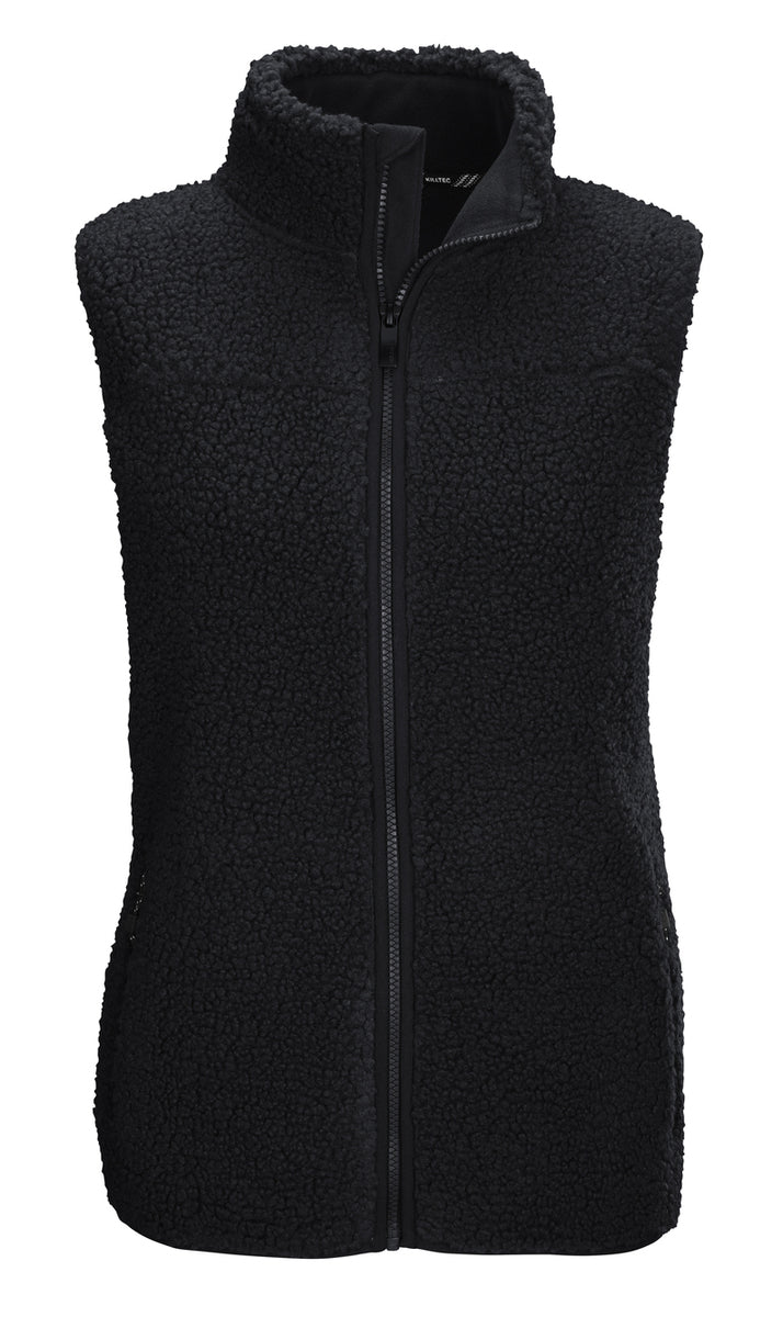 Killtec KOW 7 sherpa fleece bodywarmer dames zwart
