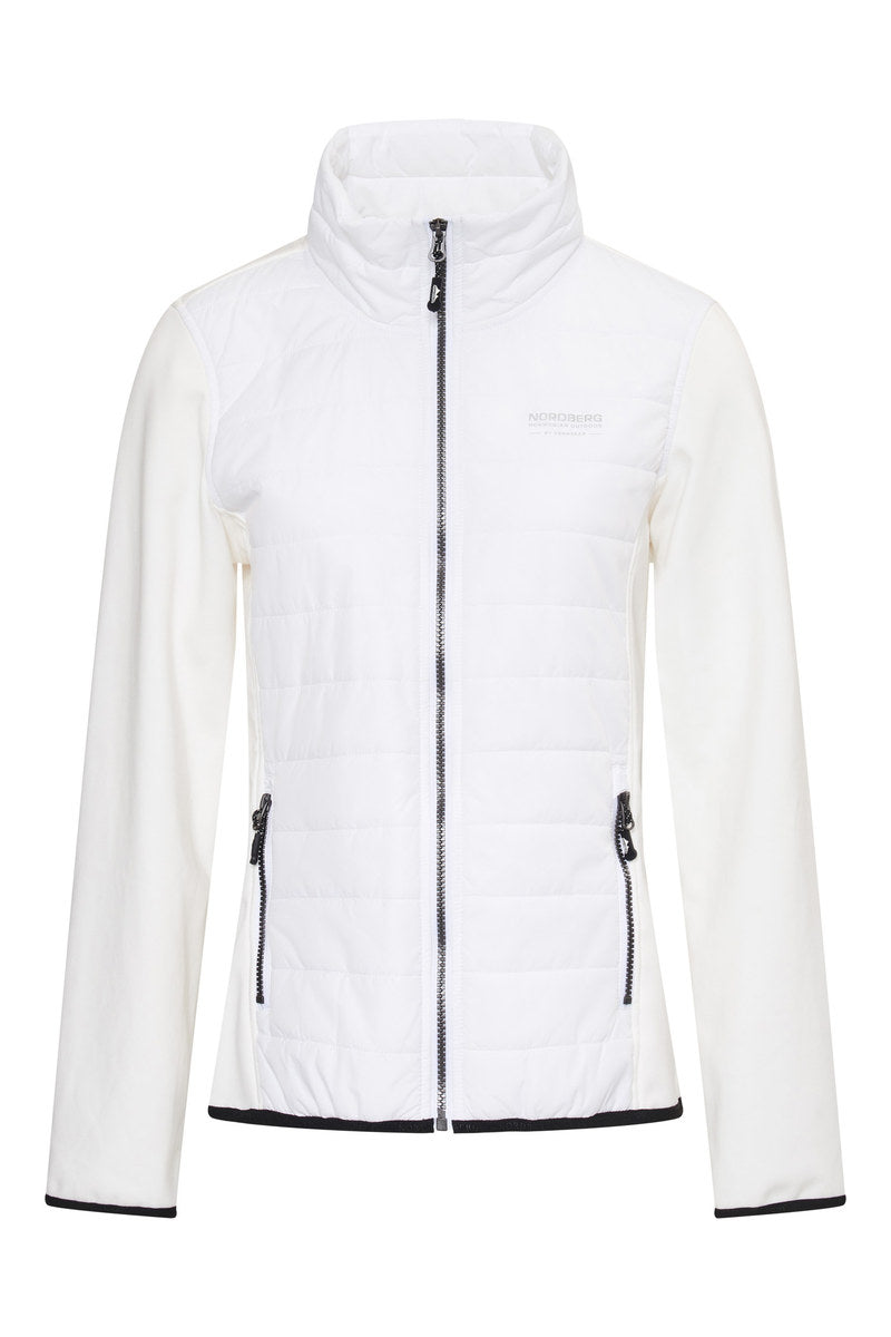 Nordberg Trine fleece vest dames wit
