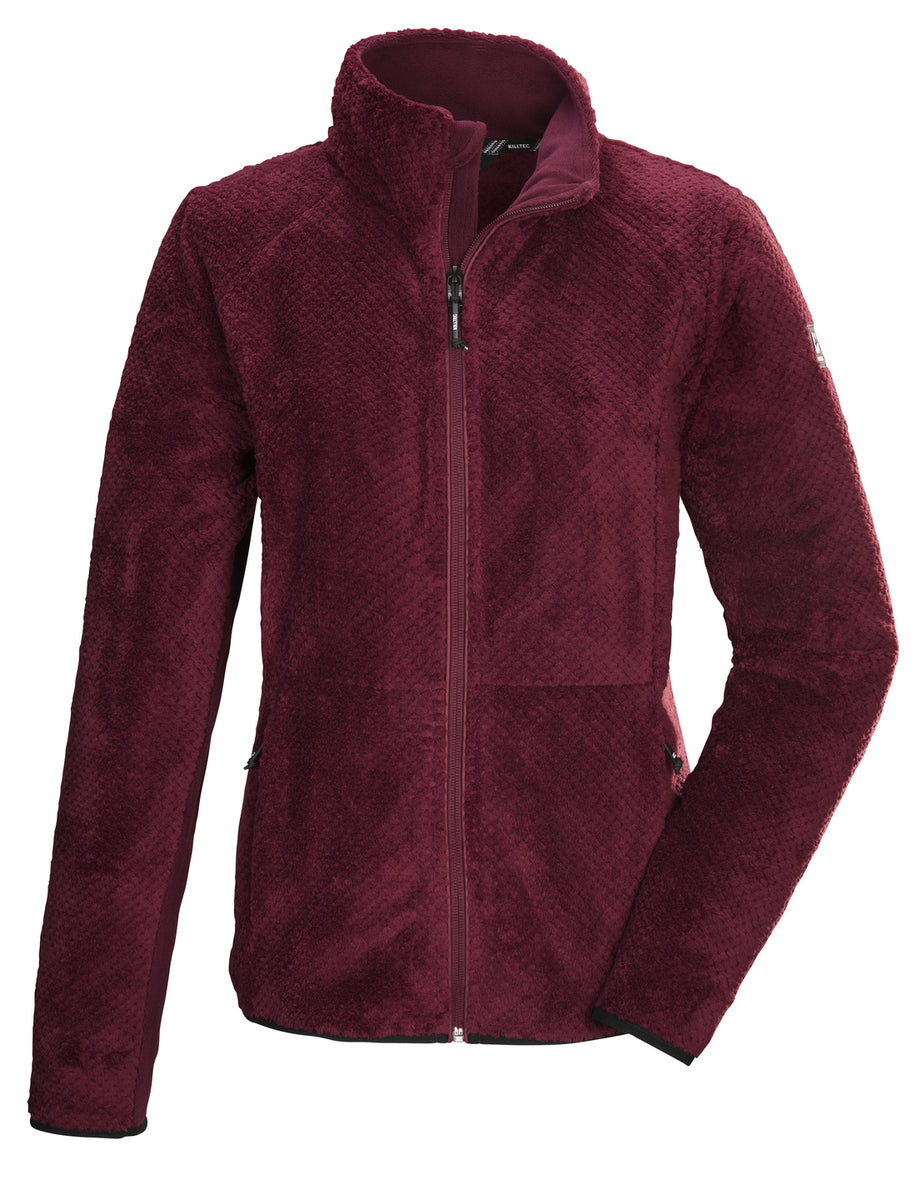 Killtec KOW 6 fleece vest dames rood