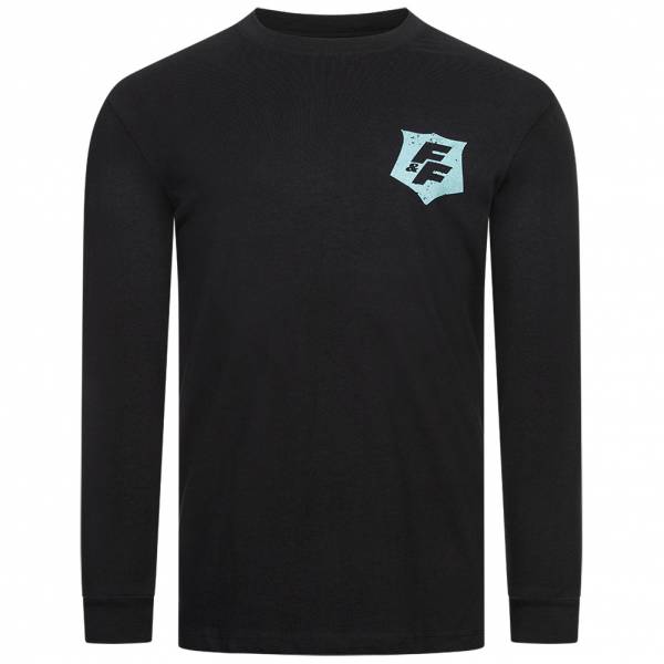 Lizenz SNEL & WOEDEND Shield Heren Shirt met lange mouwen UNMLT046BLK