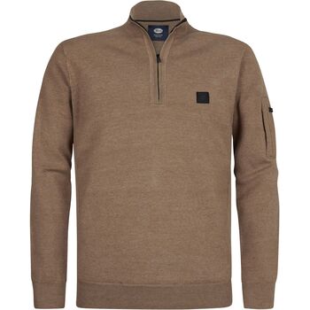 Petrol Industries Sweater  Half-Zip Sweater Oak Bruin