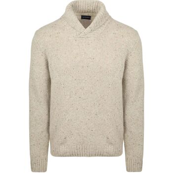 Suitable Sweater  Trui Shawl Tweed Eco Wool Ecru