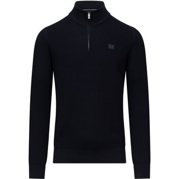 State Of Art Sweater  Half Zip Trui Navy