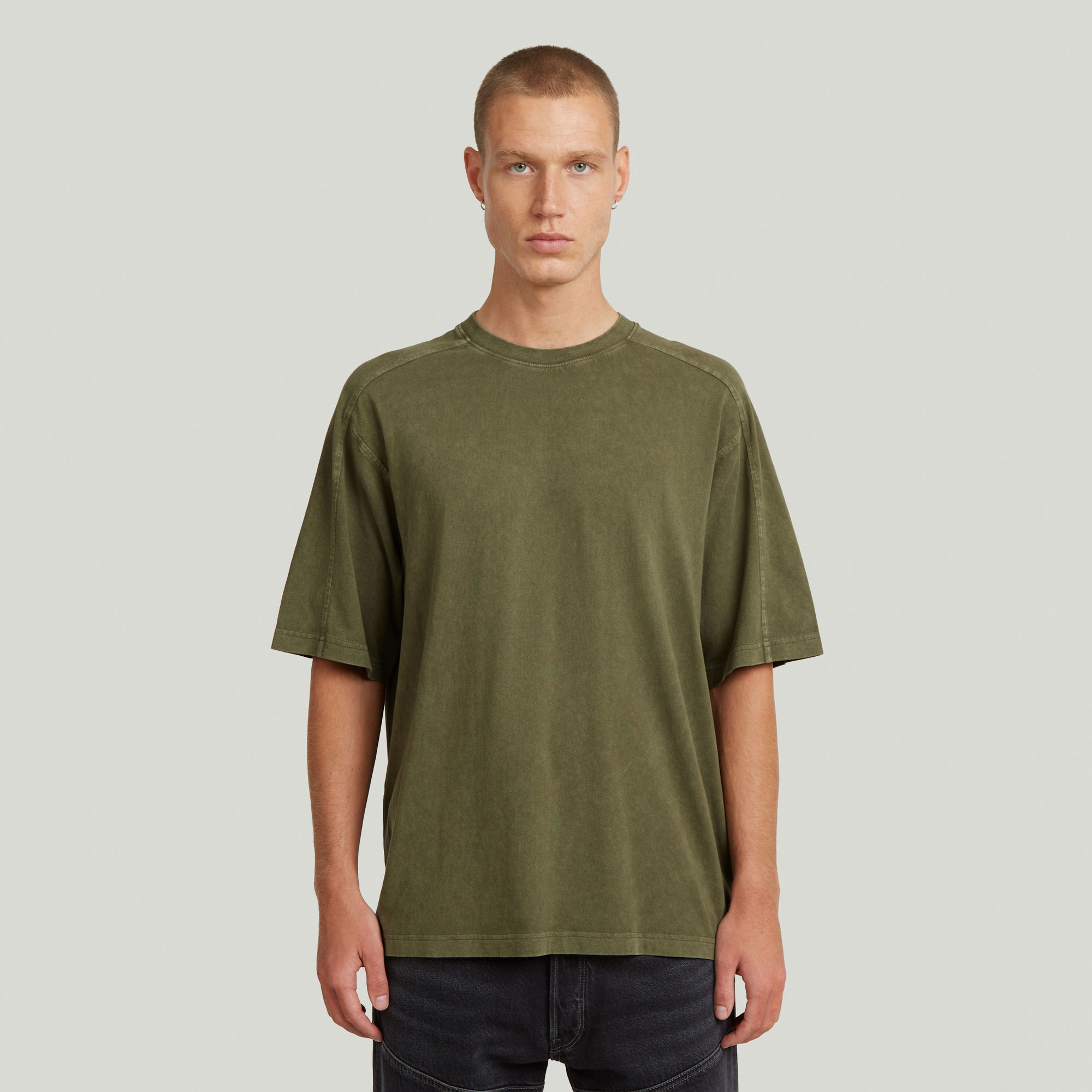 G-Star RAW Washed Boxy T-shirt - Groen - Heren