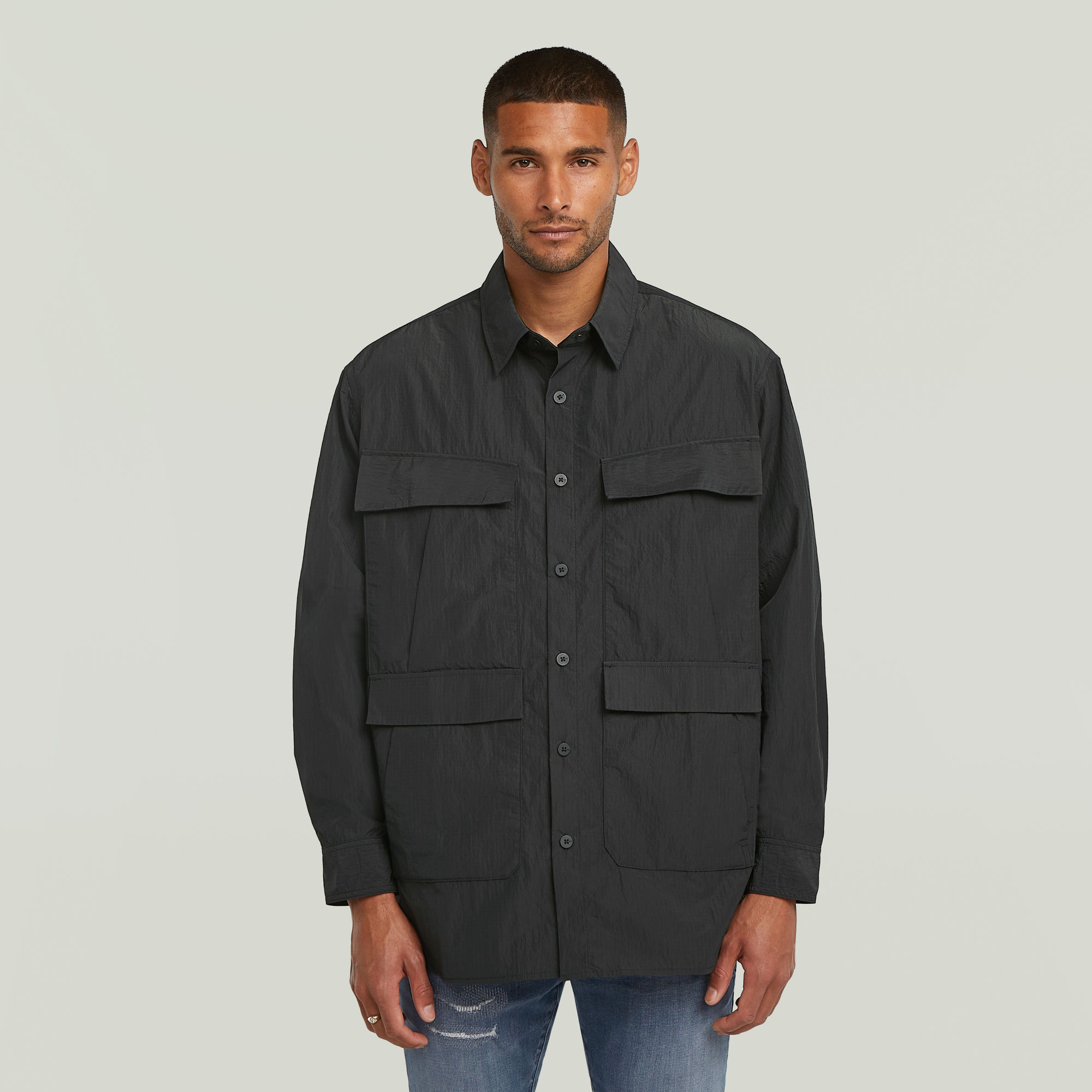 G-Star RAW Cargo Relaxed Overhemd - Zwart - Heren