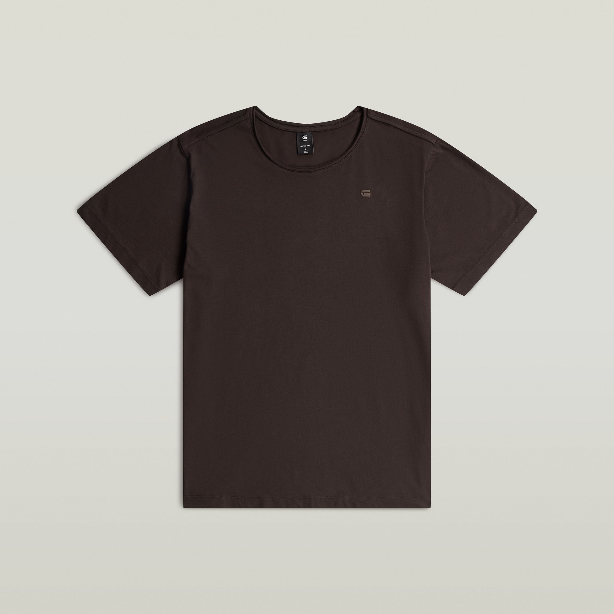 G-Star RAW Essential Raw Neck T-shirt - Bruin - Heren