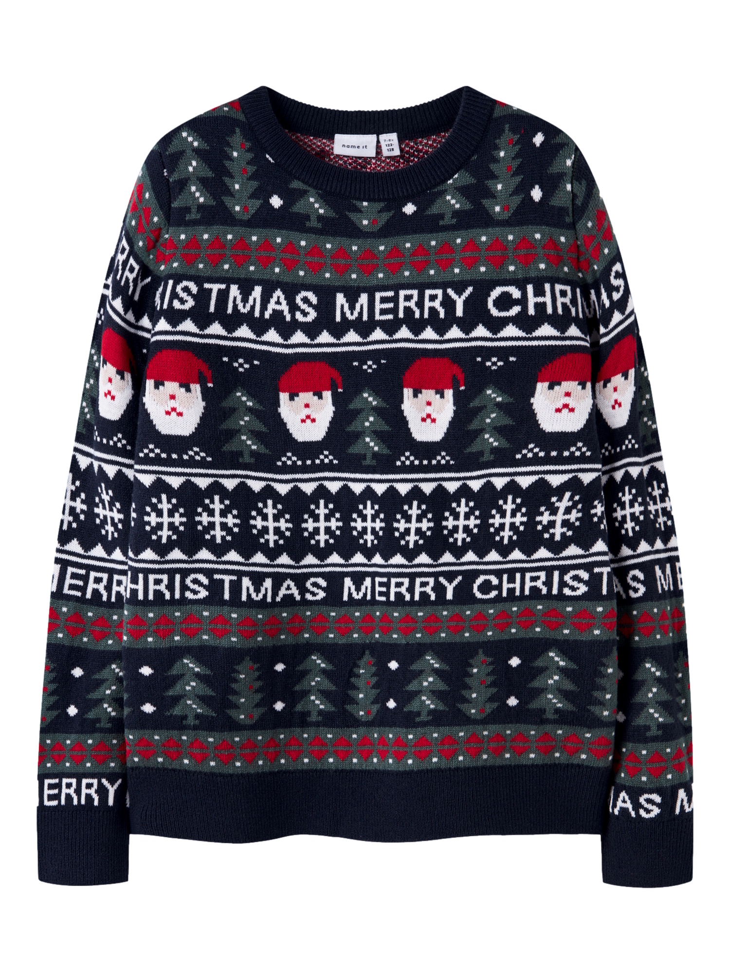 Name It Kersttrui NKNRASTOKKA LS KNIT