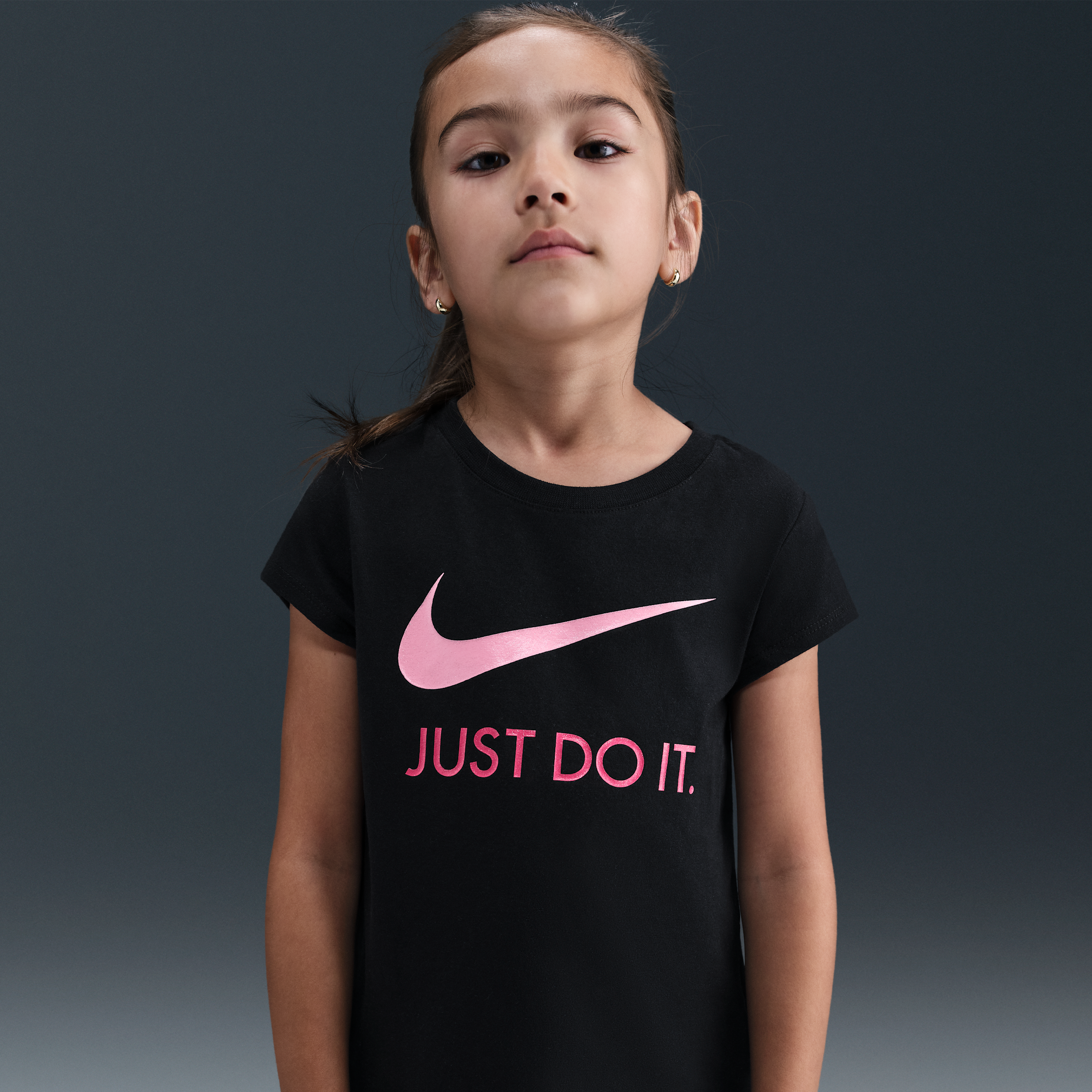 Nike T-shirt voor kleuters - Zwart