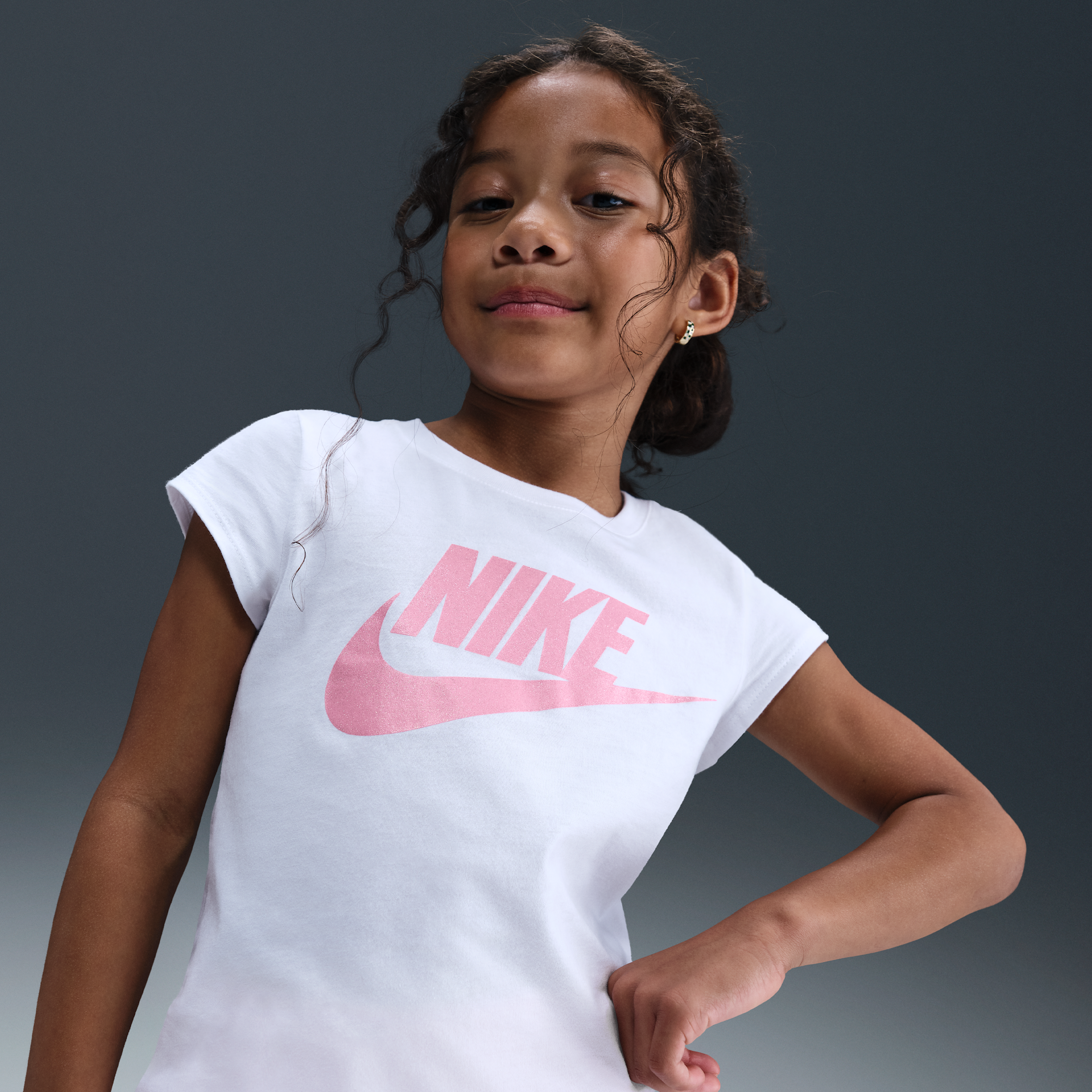 Nike Futura T-shirt voor kleuters - Wit