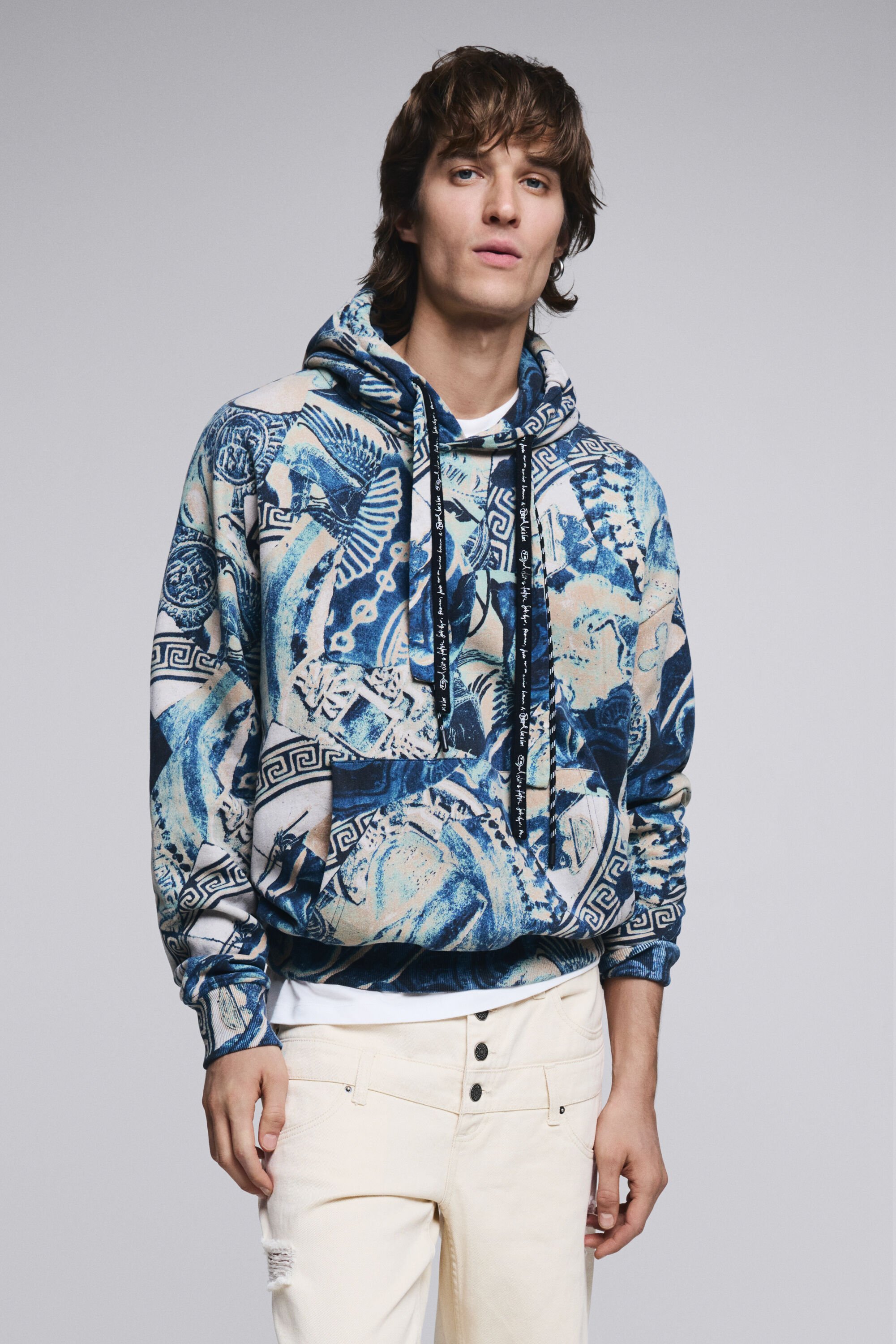 Desigual Mozaïek sweatshirt - BLUE