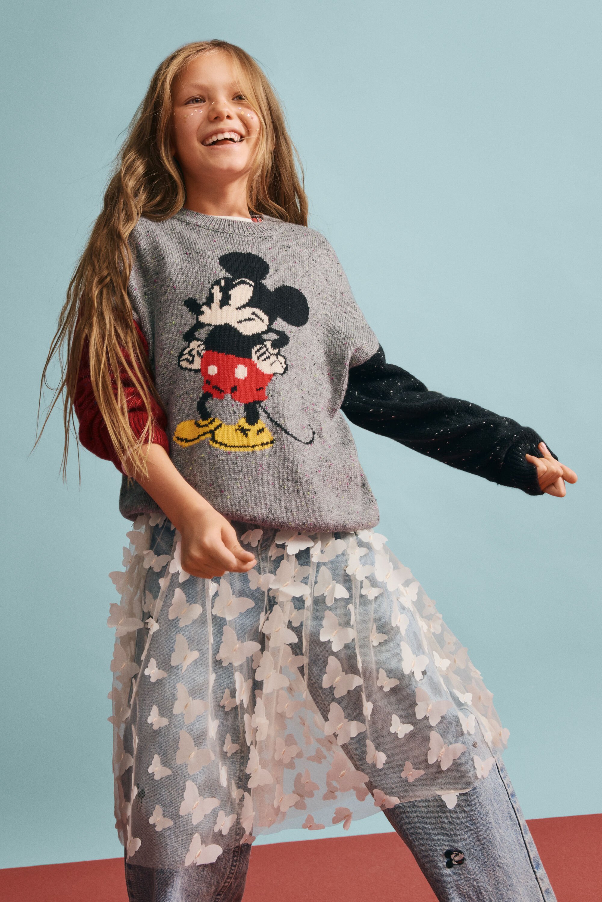 Desigual Mickey Mouse™ trui van wol - BLACK