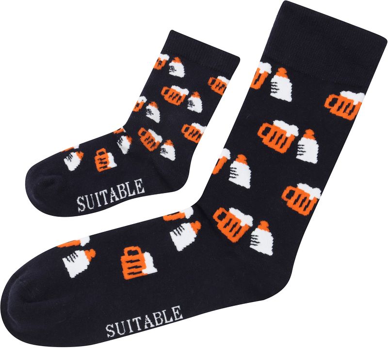 Suitable Vader Zoon Sokken Donkerblauw