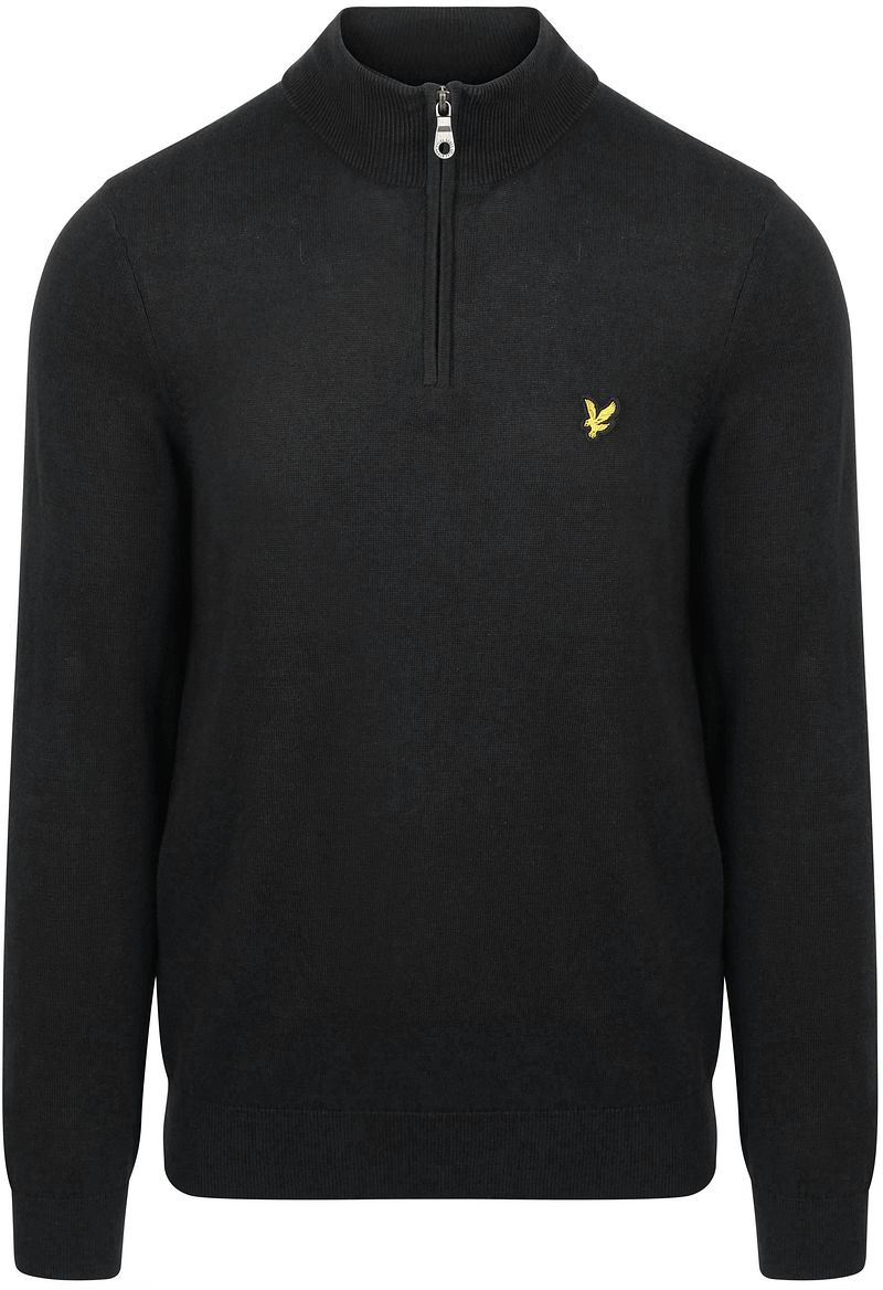 Lyle and Scott Lyle & Scott Half Zip Pullover Zwart