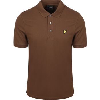 Lyle And Scott Polo Shirt Korte Mouw  Polo Plain Bruin