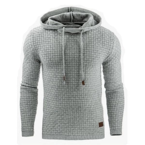 Pray Love-Men Clothing Herenmode Casual Outdoor Sweatshirt met Capuchon Hedging Hoodie Sweater M lichtgrijze kleur