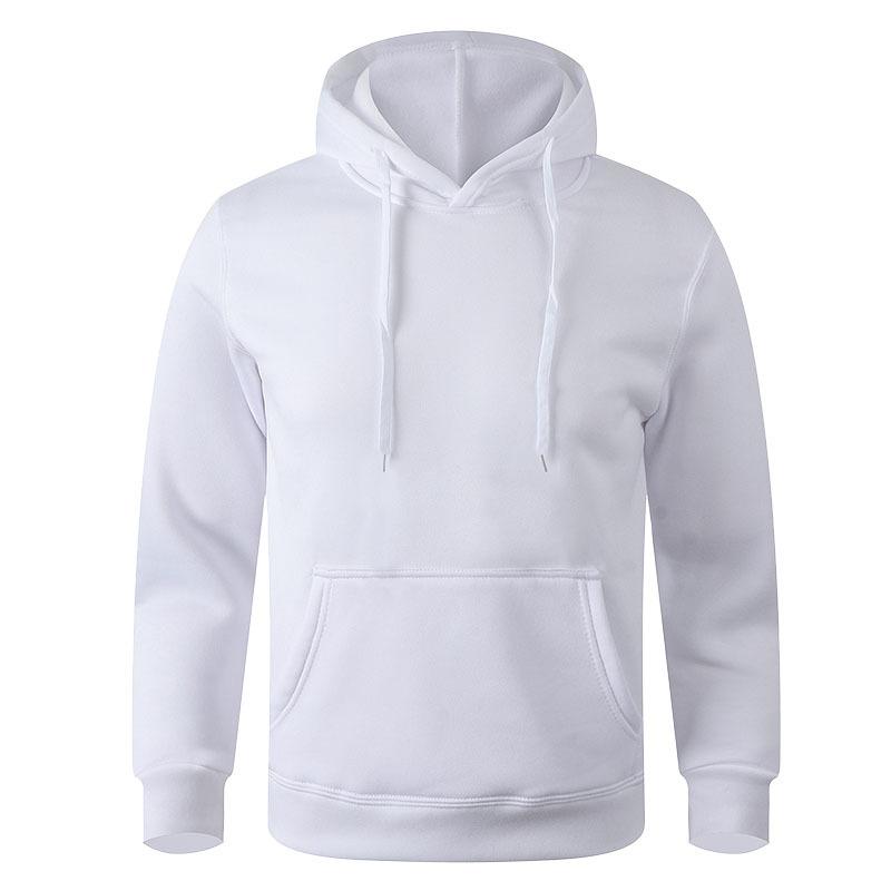 FEGKZLI Specialty Heren casual hoodies fleece hiphop effen sweatshirt heren sportkleding kleding sweatshirt herenkleding XL wit
