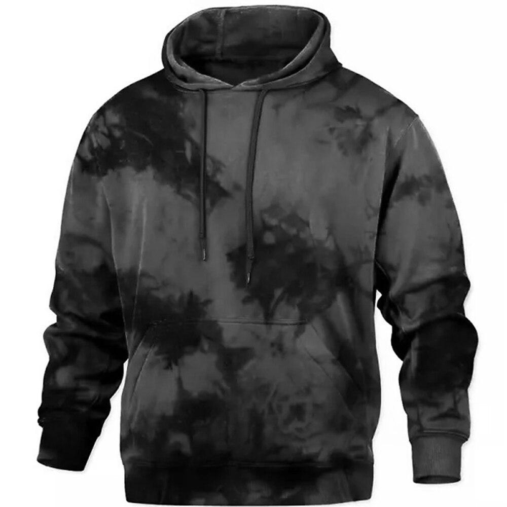 ETST WENDY 011 Europese en Amerikaanse Nieuwe Donkere Stijl Tie Dyeing 3D Geprinte Heren High Street Trendy Merk Hoodie en Grote Sportjas 3XL