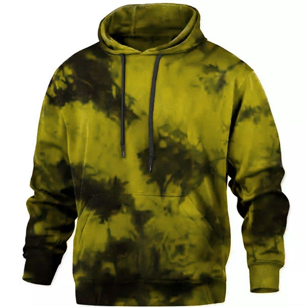 ETST WENDY 011 Europese en Amerikaanse Nieuwe Donkere Stijl Tie Dyeing 3D Geprinte Heren High Street Trendy Merk Hoodie en Grote Sportjas 6XL