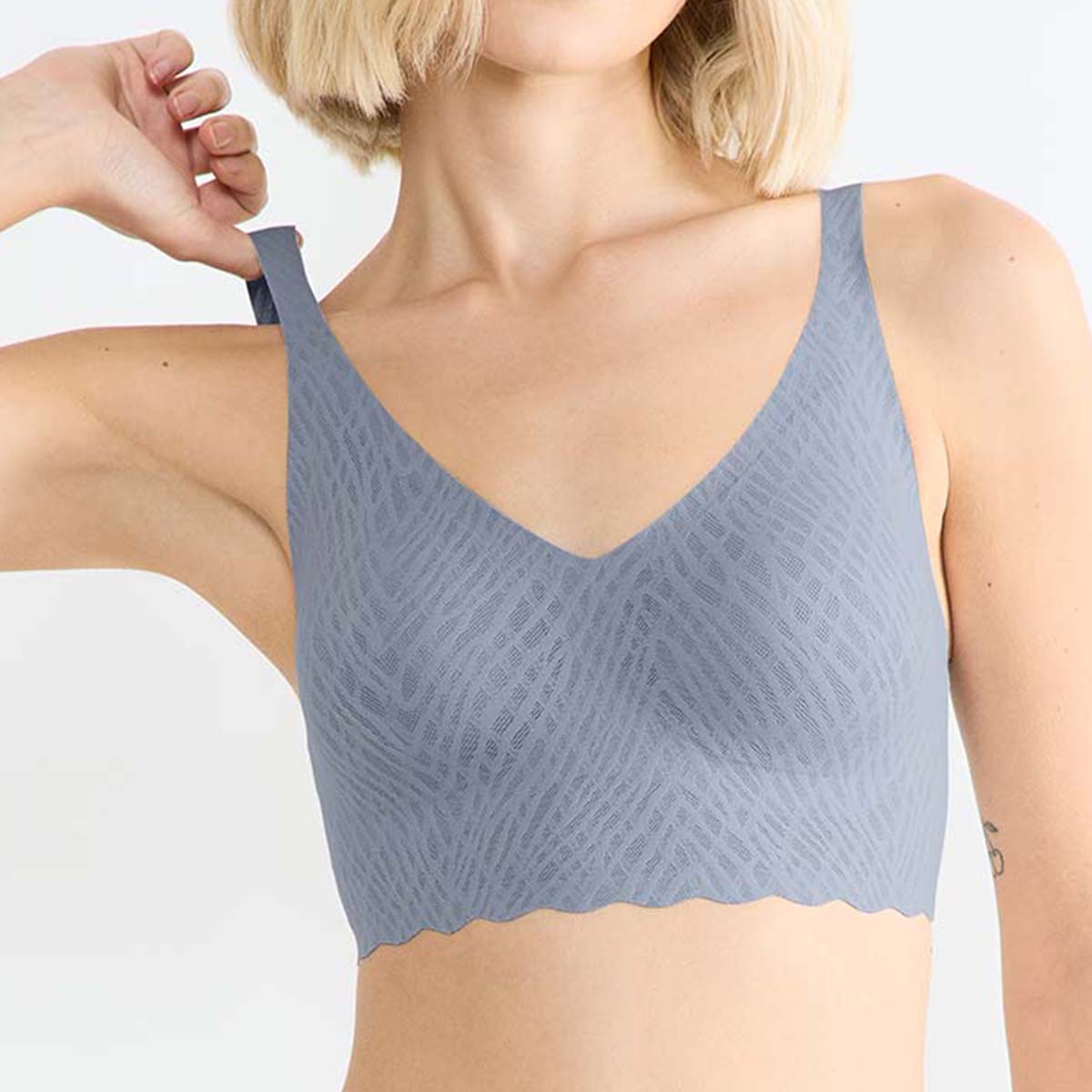 Sloggi Zero Feel Bliss bralette BH, blauw