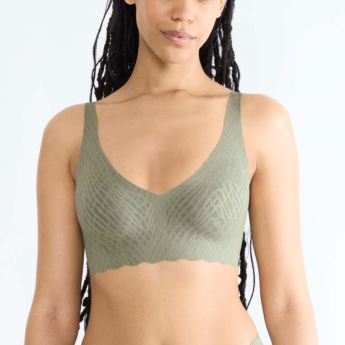 Sloggi Zero Feel Bliss bralette BH, groen