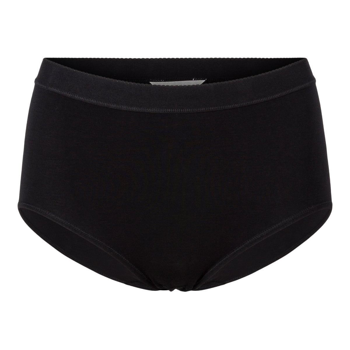 Lady Avenue Bamboo midi slip, zwart