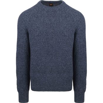 Boss Sweater  Klacier Trui Wool Blend Navy