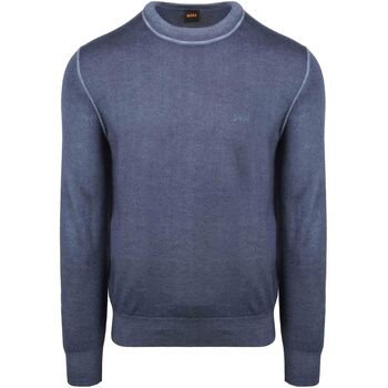 Boss Sweater  Trui Astefo Wol Blauw
